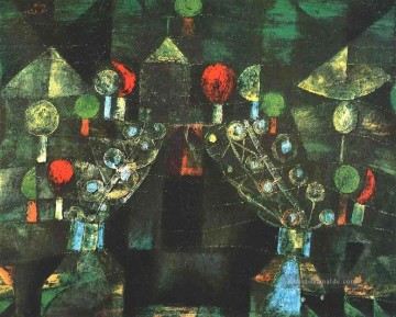 Frauenpavillon Paul Klee Ölgemälde